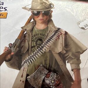 California Costumes Zombie Hunter Set with Brown Jacket Halloween, child L 10-12